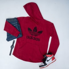 هودی Adidas مردانه زرشکی مدل Qs سایز L