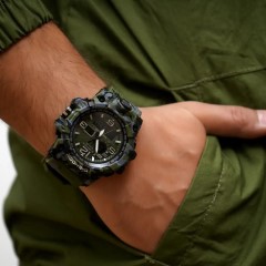 ساعت اسپرت G-SHOCK سه سنسوره طرح ارتشی ( در 3 رنگ بندی )